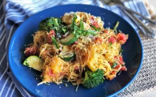 Mélange De Légumes à La Courge Spaghetti